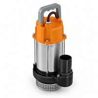Pompe à eau submersible en acier inoxydable 550W 36V-72V DC, alimentée par batterie, pour l'irrigation, le drainage et le transfert d'eau pour les étangs agricoles