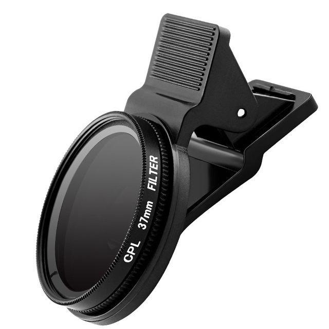 CPL Manual Polarizing Filter Plastic Mobile Phone Camera Lens Accessory to Reduce Light and Reflection