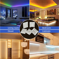 Connecteur de borne sans soudure pour bande led SMD, 12mm, 2 broches
