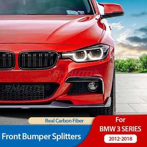 2 Piezas de Alerones Delanteros de Fibra de Carbono Real para BMW Serie 3 320/328/330/F30/F35 MAD 2012-2018 - Product Image 1