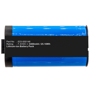 แบตเตอรี่ลิเธียมไอออน25.16Wh 7.4V 3400mAh สำหรับ Lo gitech 084-000845 984-001362เมกะโบม3 533-000146 - Product Image 2