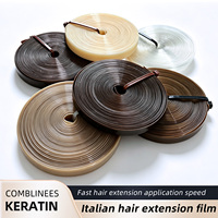 Rouleaux de colle thermofusible pour extensions de cheveux Comblinees, en PVC, pour volume, fusion facile, liaison stable, sans danger pour les cheveux, pour salon et usage personnel