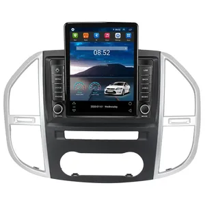 Android IPS xe máy nghe nhạc MP3 xe Video cho Mercedes Benz VITO 3 w447 2014-2020 4 + 64GB 4 gam LTE Wifi GPS BT Navigation đài phát thanh