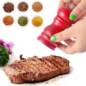 Christmas BBQ Meat Spice Tool PC Rubber Wood <b>Pepper</b> <b>Grinder</b> Ceramic Gravity Salt <b>Pepper</b> Mechanism Home Use Box Packed - Product Image 3