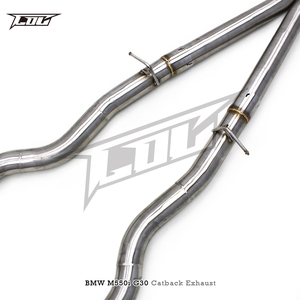 Système d'échappement Valvetronic <span class=keywords><strong>BSK</strong></span> en acier inoxydable 304 pour BMW M550/M550i G30/N63 4.4TT 2019-2025 – Silencieux Catback Performance avec commande - Product Image 3