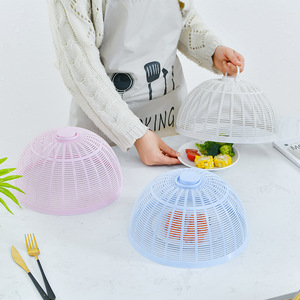 Plastic Food Cover Round Reusable For Table Kitchen Home Insect Protection - Product Image 3