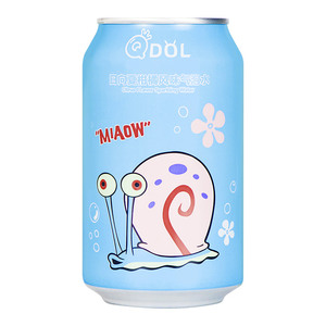 Agua con Gas con Sabor a Lima Qdol Spongebob, 330 ml, <span class=keywords><strong>Refresco</strong></span> con Sabores a Uva, Melocotón Blanco, Lichi y Mango en Envase <span class=keywords><strong>de</strong></span> Botella - Product Image 2