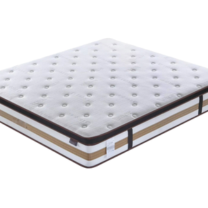 Colchón híbrido ortopédico de <span class=keywords><strong>2</strong></span> <span class=keywords><strong>plazas</strong></span>, resorte en espiral de bolsillo de 5 zonas, firmeza media para uso en dormitorio en hoteles, villas, muebles para el hogar - Product Image 4