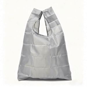 Custom Eco Friendly Products Cute Reusable <b>Folding</b> Portable Recycle Foldable Oxford Fabric Grocery Tote Shopping Bag - Product Image 3