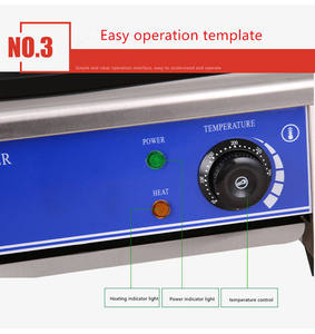 Nouvelle Plaque de Cuisson Électrique Commerciale pour Crêpes et Pancakes, Revêtement Antiadhésif, Contrôle de Température, Corps en Acier Inoxydable - Product Image 5