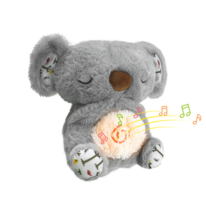 Koala thở thú nhồi bông lo lắng cứu trợ koalas bình tĩnh ngủ bạn thân Mush sang trọng với nhịp tim - Product Image 1