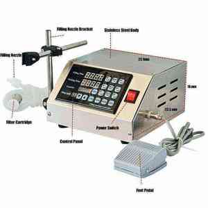 Machine de remplissage de bouteilles en plastique rondes <span class=keywords><strong>à</strong></span> tête unique semi-automatique <span class=keywords><strong>à</strong></span> commande numérique GFK-160 pour les petites entreprises <span class=keywords><strong>à</strong></span> bas prix - Product Image 6