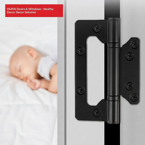 Set di Quattro Pezzi per Serratura Moderna Minimalista Flower Carpenter (Corpo Serratura, Fermaporta) per <span class=keywords><strong>Porte</strong></span> <span class=keywords><strong>Interne</strong></span> in Legno - Product Image 3