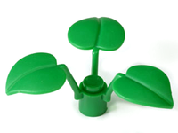 (100 pièces/sac)(NO.6255/X8/x8) feuilles de pêche bloc plante fleur tige 1X1X2/3 avec 3 grandes feuilles de pêche Pandatoys brique pièces