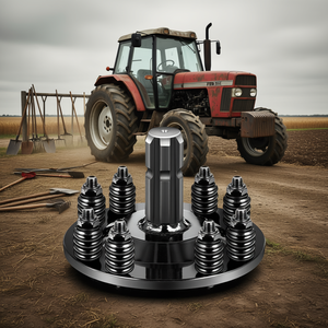 Embrayage à glissement PTO 1 3/8 po en acier cémenté noir à 6 cannelures pour tracteurs, faucheuses rotatives, équipement agricole d'occasion - Product Image 2
