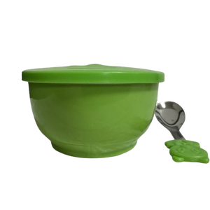 Bol pour enfants de maternelle en acier inoxydable 304, vaisselle isolante tricolore pour bébé, bols isothermes - Product Image 1