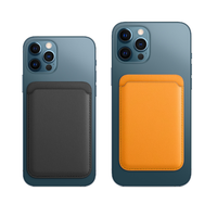 Portefeuille magnétique pour cartes en cuir PU, porte-cartes magnétique pour téléphone portable, étui portefeuille pour cartes de téléphone