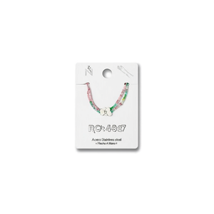 Angelina Stainless Steel Beaded <b>Bracelet</b> <b>Set</b> 12Pcs Mixed Colors Unisex Fashion Jewelry Gift Trendy Style - Product Image 3