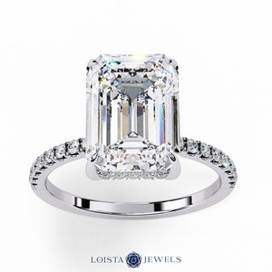 Bague en or 18 carats avec diamant de laboratoire pour femme, bague de fiançailles et de mariage de luxe, fabricant de bijoux fins sur mesure - Product Image 3