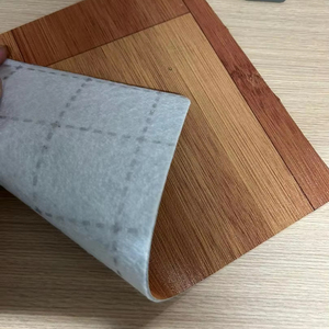 Nhà máy trực tiếp PVC cảm thấy ủng hộ chống thấm nước chống cháy Sàn Vinyl cho nhà bếp văn phòng & phòng khách sử dụng-giá - Product Image 1