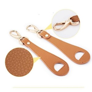 Clip de cuero para sombrero, gancho para gorra de béisbol, almacenamiento en mochila, accesorio de viaje, negro, marrón, café, blanco, gris claro - Product Image 2
