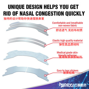Bandes nasales anti-ronflement exclusives transfrontalières, bandes de soin anti-ronflement pour l'expansion physique de la cavité nasale, soulagement de la congestion nasale - Product Image 4