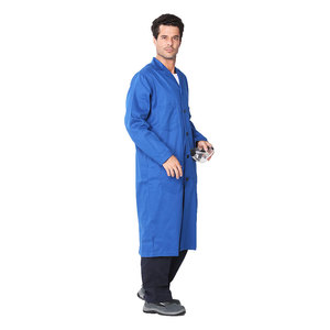 <span class=keywords><strong>Camice</strong></span> da laboratorio in cotone antistatico resistente agli acidi e agli alcali e al fuoco - Product Image 2