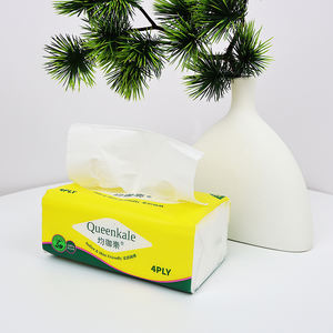 Mouchoirs en papier épais 4 plis écologiques biodégradables 100% pâte de bois vierge en vrac vente en gros - Product Image 5