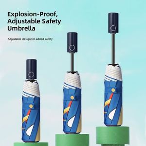 Parapluie entièrement automatique pour enfants, anti-rebond sécurisé, double usage pluie et soleil, pour garçons et filles étudiants - Product Image 4