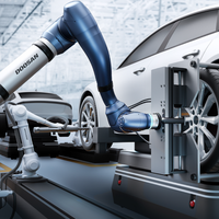 Bras de robot industriel CNC à 6 axes, robot collaboratif Doosan, cobot H2017, machine CNC, chargement, déchargement, prélèvement, palettisation, prix