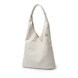 Wholesale Fashion Design College Girls Shoulder Bag Cotton Canvas Tote Bag with Custom Logo