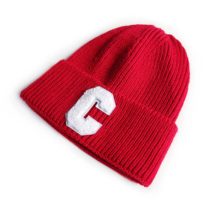 <span class=keywords><strong>Bonnet</strong></span> en éponge tricoté en acrylique pour femmes de grande vente Logo de broderie personnalisé Style à carreaux de couleur unie - Product Image 6
