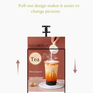Custom Ultra Slim Tempered Glass Snap Frame Illuminated Poster Display Wall Mounted Billboard Menu LED Light <b>Box</b> 1000 Lumens for - Product Image 5