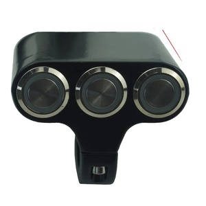 YHMOTO <b>Control</b> Switch Schalter for Universal ATV UTV Motorcycle E Bike 3 Buttons Headlight Fog Horn - Product Image 1