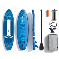 Planche à pagaie gonflable pliable de 335*84*15CM pour le camping en plein air
