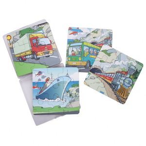 Puzzle en bois personnalisé de haute qualité pour enfants, puzzle de dessin animé pour enfants, ensemble <span class=keywords><strong>4</strong></span> en 1 avec boîte, WonderTree, épaisseur 3 mm, pour les enfants de 2 à 7 ans - Product Image 3
