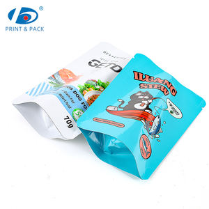 Benutzer definiertes matt bedrucktes Logo Kleine Beutel verpackung Bolsa Plastic Pet <span class=keywords><strong>Cat</strong></span> Hundefutter Verpackungs beutel Heiß versiegelte Stand-up-Tasche - Product Image 3