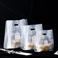 Sacs d'emballage en plastique pour aliments, sacs à emporter, sacs à main, style occidental mat