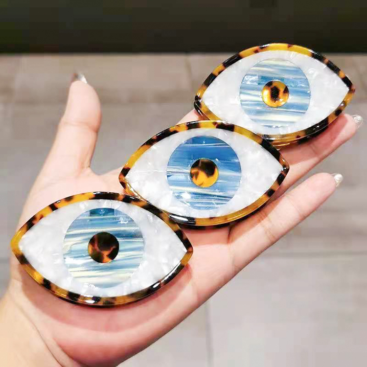 Высококачественный Женский зажим для волос на заказ, новый дизайн, простой акриловый зажим для волос из ацетата