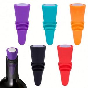 Custom Logo Hot Selling Low Price Cork Black Purple Red Multi Colors <b>Bottle</b> <b>Stopper</b> for Keeping Wine Fresh Promotion Gift - Product Image 3