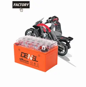 Motorcycle Maintain Free Battery Bateria para motocicleta dosimon lead acid plates 12v DENEL 6MG7A12V7AH