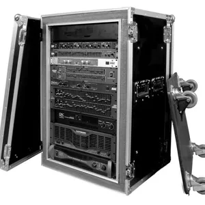 Giá Rẻ 18U Rack Road Tour Trường Hợp Đối Với Âm Thanh Amps Và Hiệu Ứng