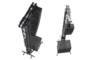 Line array rangka dudukan lampu DJ stand struktur rangka baut aluminium pameran