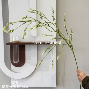 Herbe artificielle de jardin secret, herbe de renard à longue tige en plastique, décoration de mariage, décoration intérieure, lavande, violet, rouge, jaune, blanc - Product Image 3