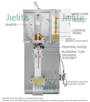 Machine d'emballage automatique de sachets d'eau pure de qualité alimentaire avec scellage robuste pour l'emballage de boissons liquides en sachet – Idéale pour les entreprises