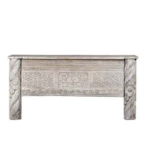 Console traditionnelle antique en bois massif étroit pour salle à manger, salon et chambre à coucher, meubles rustiques vintage pour la maison - Product Image 4