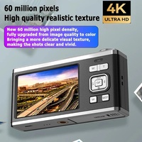 Appareil photo numérique à double écran C23 avec écran de 2,88 pouces, objectif télescopique 4K, zoom optique 16x, appareil photo selfie beauté pour la maison