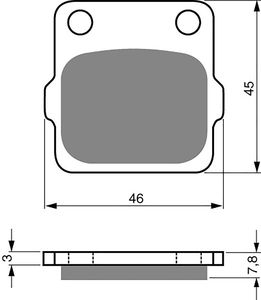 Pastillas de Freno Delanteras y Traseras Sinterizadas FA54 FA84 OEM 430821201 2003 2004 2005 <span class=keywords><strong>2006</strong></span> YFS 200 R/S/T/V Blaster para <span class=keywords><strong>YAMAHA</strong></span> - Product Image 2