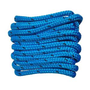 3/8inx10ft Nylon Double Braided Dock Line Rope for Yacht Boat Mooring Other Marine Supplies - Product Image 2