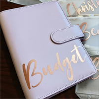 2024 nouveau planificateur de budget mensuel de classeur de budget de patron de fille personnalisé populaire